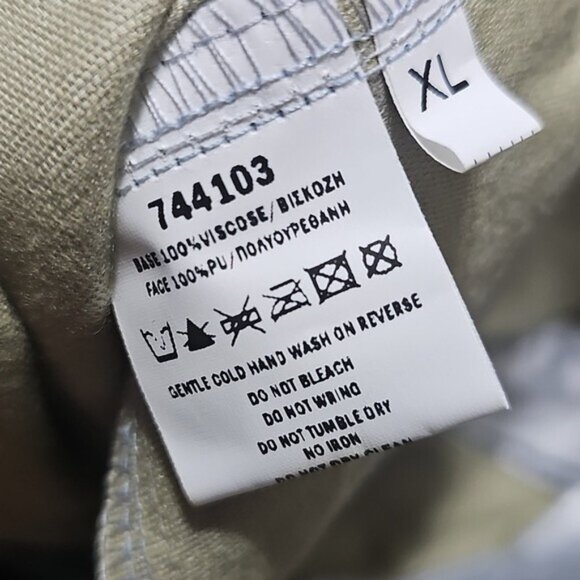 Ozai N Ku Silver Metallic High Waist Jeans Size XL New - Picture 7 of 10